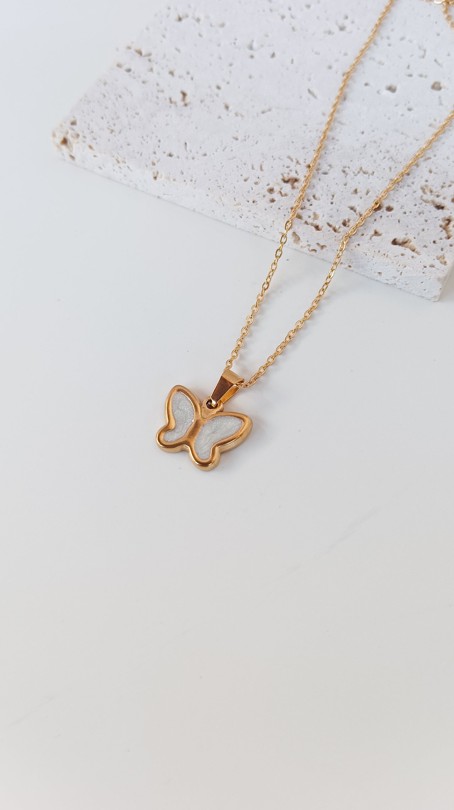 Enamel Butterfly Chain