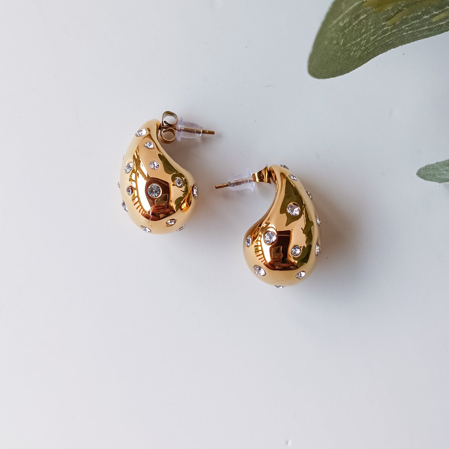 Drop Earrings with stones