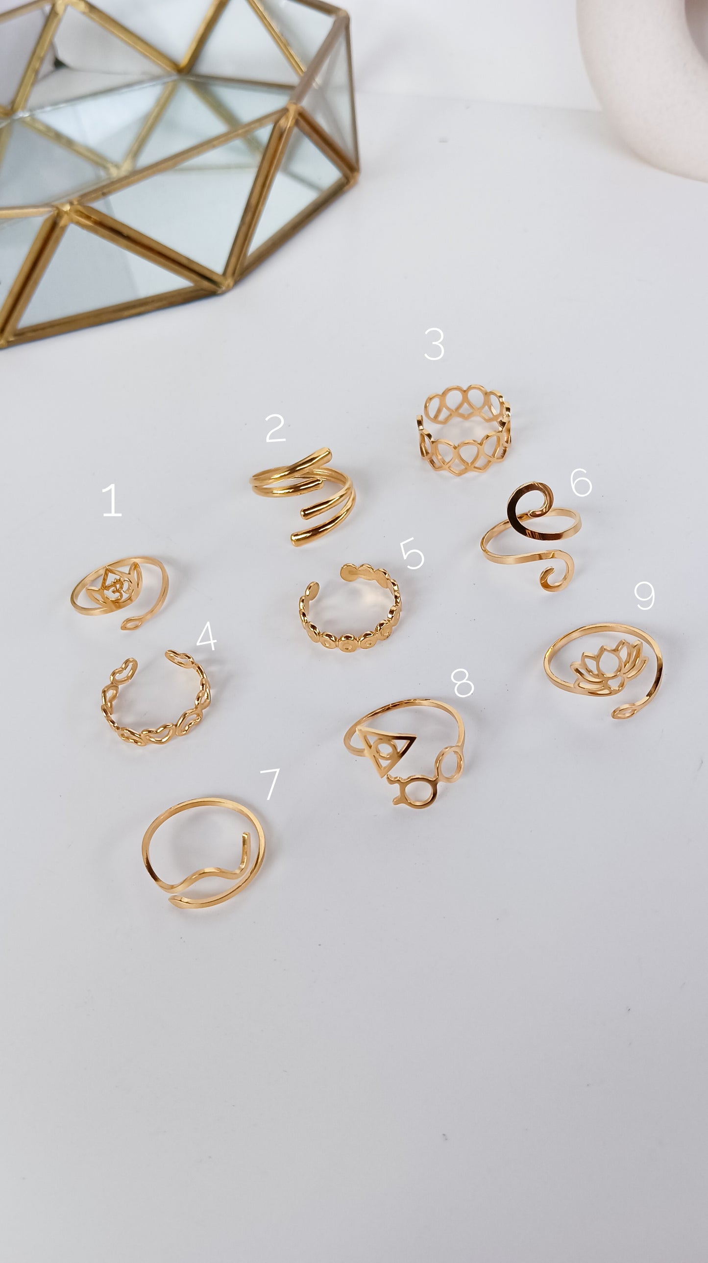 Adjustable rings